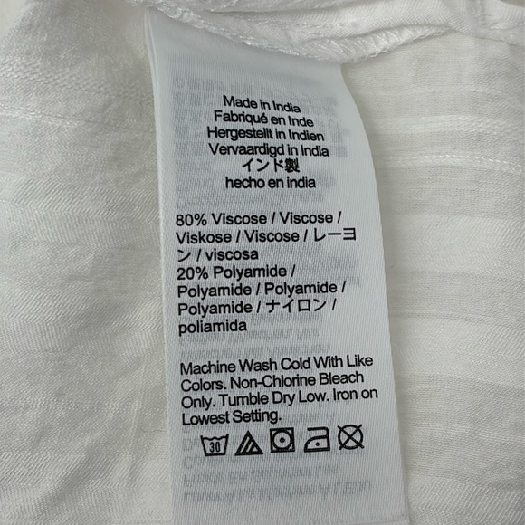 J. Crew Textured popover top size Medium NWT CA604 - Picture 6 of 9